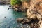 Tarrafal wild coastline in Santiago island in Cape Verde - Cabo