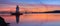 Tarrytown Lighthouse sunset panorama