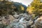 Tartagine river in Balagne region of Corsica