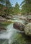 The Tartagine river and Genoese bridge Corsica