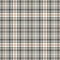 Tartan check pattern glen vector in grey and beige. Seamless abstract tweed plaid background graphic for skirt, blanket, throw.