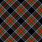 Tartan check plaid pattern Stewart Black #3. Traditional Scottish multicolored dark pixel plaid for flannel shirt, skirt, blanket.