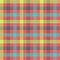 Tartan multicolor seamless vector pattern