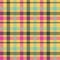 Tartan orange color seamless vector pattern