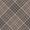 Tartan pattern in brown and beige. Abstract houndstooth glen seamless check plaid graphic background for trousers, jacket, skirt.