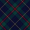 Tartan pattern Christmas check plaid vector in navy blue, red, green, yellow. Seamless herringbone multicolored large dark texture