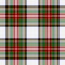 Tartan pattern Stewart Dress 1 multicolored in black, red, green, yellow, off white. Textured autumn winter check plaid vector.