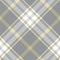 Tartan pattern in ultimate grey and illuminating yellow. Herringbone textured seamless large light check plaid for flannel shirt.