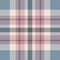 Tartan plaid pattern in grey, pink, beige for scarf, blanket, duvet cover. Seamless herringbone check vector graphic background.