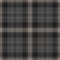 Tartan plaid pattern. Seamless dark grey check plaid for flannel shirt, skirt.