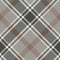 Tartan plaid pattern seamless vector background in grey and beige. Glen check plaid.