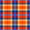 Tartan seamless pattern, checkered plaid background