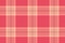Tartan seamless vector of background texture plaid with a fabric pattern check textile