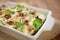 Tartiflette with streaky bacon, potatoes and cheese