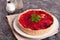 Tartlet with beetroot, parsley and goat cheese | Beet Pie