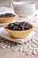 Tartlet with chocolate