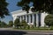 TASHKENT, UZBEKISTAN - AUGUST 22, 2018: Modern congress hall, co