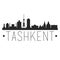 Tashkent Uzbekistan. City Skyline. Silhouette City. Design Vector. Famous Monuments.