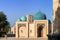 Tashkent, Uzbekistan. October 18, 2019: View to Abubakr Kaffal-Shashi mausoleum.