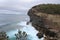 Tasmania coastal landscape at the Waterfall Bay Track