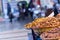 Taste of Autumn: Fresh Dates Packed and Ready for Sale on the Streets of Istanbul