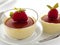 A Taste of Decadence: Creamy Pudding Adorns a Charming Table Setting