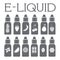 The taste of the electronic cigarette. Liquid to vape