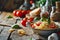 Taste of Italy: Authentic Cuisine Concept Photography Background