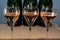 Tasting of rose brut Champagne sparkling wine in cellars of gran cru wine house in Epernay, wine tour in Champagne, France