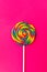 Tasty appetizing Party Accessory Sweet Swirl Candy Lollypop on P