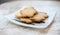 Tasty biscuits for afternoon tea - traditional homemade Scottish shortbread biscuits made with butter, flour and sugar