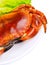 Tasty boiled crab