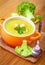 Tasty broccoli soup