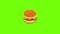 Tasty burger icon animation
