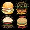 Tasty burgers food menu