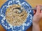 Tasty cereals or muesli for breakfast