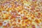 Tasty cheesy pizza texture