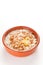 Tasty cinnamon rice pudding dessert