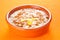 Tasty cinnamon rice pudding dessert