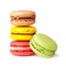 Tasty colorful macaroon