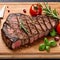 Tasty and delicious meat steak