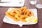 Tasty fried calamari