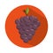 tasty grape harvest juicy design con