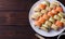 Tasty great colorful set of fresh japanese sushi maki rolls with