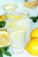 Tasty homemade lemonade summer refreshment