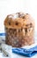 Tasty Italian panettone cake