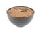 Tasty liver pate with rosemary isolated on white