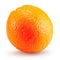 tasty orange isolated on the white background. Clipping path