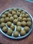 Tasty pin homemade moong dal laddu