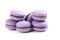Tasty purple macarons